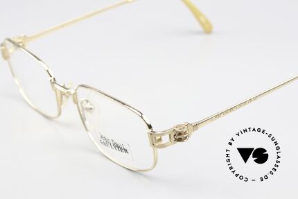Jean Paul Gaultier 55-6107 Gold Plated Designer Frame, unworn, 22ct GOLD-plated frame, with orig. JPG case, Made for Men and Women