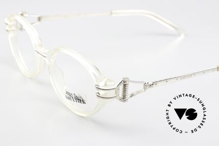 Jean Paul Gaultier 55-5201 90's Steampunk Eyewear, fancy, costly, high-class = Gaultier vintage glasses, Made for Men and Women