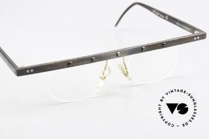 Theo Belgium Buff 4U Genuine Buffalo Horn Frame, never worn, one of a kind; Theo frame for all who dare!, Made for Men and Women