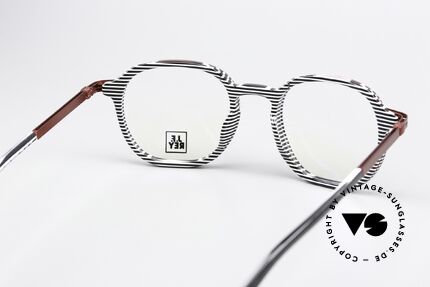 JF Rey JF2949 Panto Specs Ladies & Gents, fancy unisex model with fire red & black/white pattern, Made for Men and Women