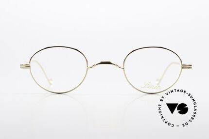 Lunor II 21 Gold-Plated Frame Unisex, model 21 of old the Lunor "II" series (full rimmed metal), Made for Men and Women