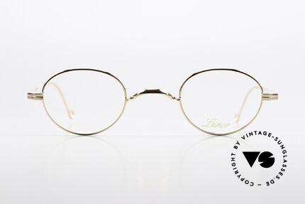 Lunor II 20 Gold-Plated Frame Small, model 20 of old the Lunor "II" series (full rimmed metal), Made for Men and Women