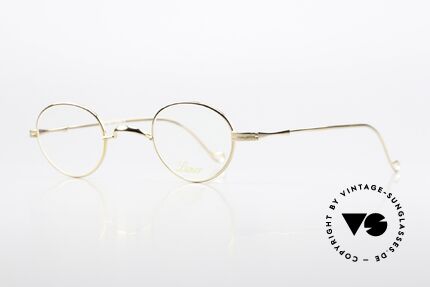 Lunor II 20 Gold-Plated Frame Small, well-known for the "W-bridge" & the plain frame designs, Made for Men and Women