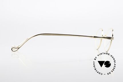 Lunor II 20 Gold-Plated Frame Small, the frame can be glazed optionally, size 41/26mm, 136mm, Made for Men and Women