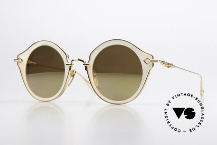 Chrome Hearts Bella Hadid White Pearl Gold Mirrored Details