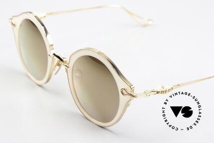 Chrome Hearts Bella Hadid White Pearl Gold Mirrored, the Chrome Hearts supermodel sunglasses, so to speak, Made for Women