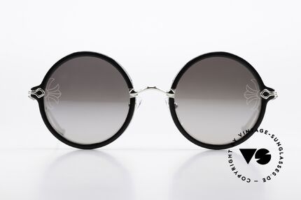 Chrome Hearts Moist Rockstar Sunglasses 2017, 'Fleur de Lis' decoration & made of 925 sterling silver, Made for Men and Women