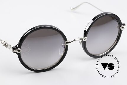 Chrome Hearts Moist Rockstar Sunglasses 2017, unworn model, size 52-24, black/shiny silver (BK-SS), Made for Men and Women
