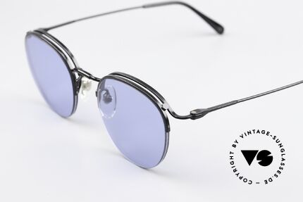Jean Paul Gaultier 55-1172 Semi Rimless Panto Frame, great color contrast between lenses and frame, Made for Men and Women