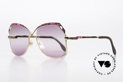 Cazal 219 True 80's Ladies Sunglasses, still with the old Cazal-logo (a true collector's item), Made for Women
