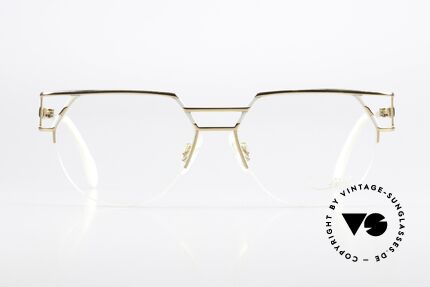 Cazal 248 Original 90's Frame No Retro, half rimless & high-end quality; made in Germany, Made for Men and Women