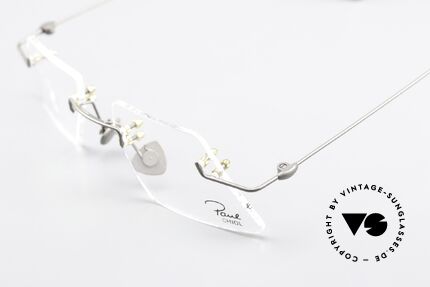 Paul Chiol 04 Rimless 90's Eyewear Art, an unworn masterpiece with orig. DEMO lenses, Made for Men and Women
