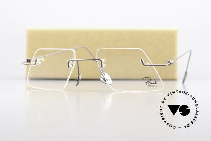 Paul Chiol 04 Rimless 90's Eyewear Art, your optician can demonstrate his skills, here! ;), Made for Men and Women