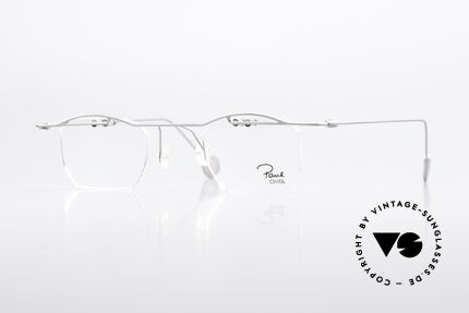 Paul Chiol 02 Rimless Specs With Upper Bar Details