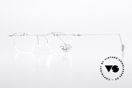 Paul Chiol 02 Rimless Specs With Upper Bar, lens shape can also be changed (e.g. to 'round'), Made for Men and Women