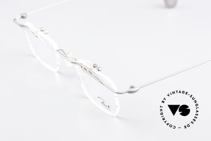 Paul Chiol 02 Rimless Specs With Upper Bar, unworn, filigree masterpiece; NOS, truly unique, Made for Men and Women