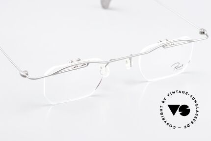 Paul Chiol 02 Rimless Specs With Upper Bar, M.02 ruthenium, lens width 41mm, bridge 18mm, Made for Men and Women