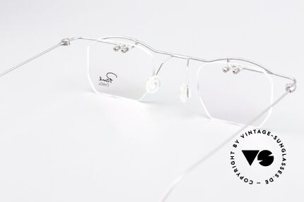Paul Chiol 02 Rimless Specs With Upper Bar, lens size & lens shape can be changed if needed, Made for Men and Women