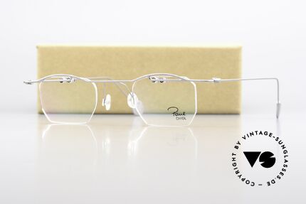 Paul Chiol 02 Rimless Specs With Upper Bar, Size: medium, Made for Men and Women