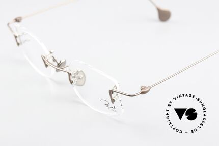 Paul Chiol 08 Rimless 2000's Eyewear Art, an unworn masterpiece with orig. DEMO lenses, Made for Men and Women