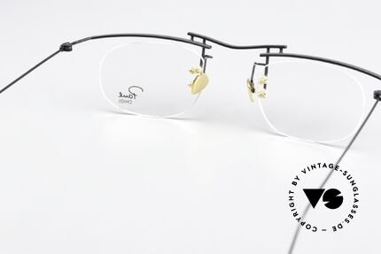 Paul Chiol 10 Art And Craft Eyeglasses, unworn unisex model '10' in black, size 48/18-140, Made for Men and Women