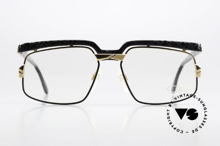 Cazal 246 Genuine 90's Designer Specs, fancy frame elements with an unique pattern, Made for Men and Women