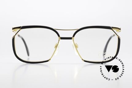 Cazal 243 Cari Zalloni Creation 90's, very elegant frame coloring (black/gold) - just noble!, Made for Women