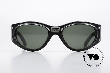 Jean Paul Gaultier 56-5001 Wrap Steampunk Sunglasses, solid, heavy ACETATE frame in wrap design, Made for Men