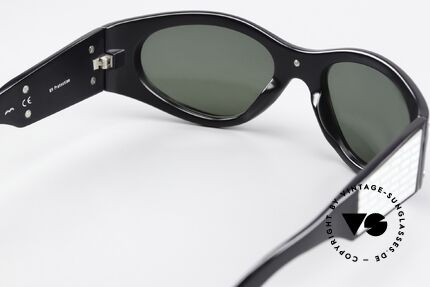 Jean Paul Gaultier 56-5001 Wrap Steampunk Sunglasses, no retro glasses, an old original, made in Japan, Made for Men