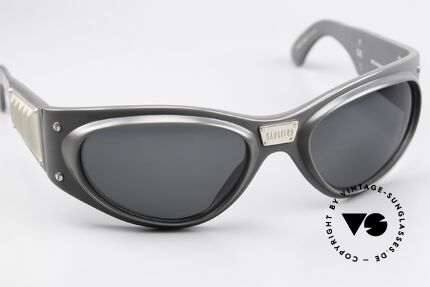 Jean Paul Gaultier 56-5001 Wrap Industrial Sunglasses, unworn; like all our vintage Gaultier sunglasses, Made for Men Jean Paul Gaultier 56-5001 Wrap Industrial Sunglasses, unworn; like all our vintage Gaultier sunglasses, Made for Men