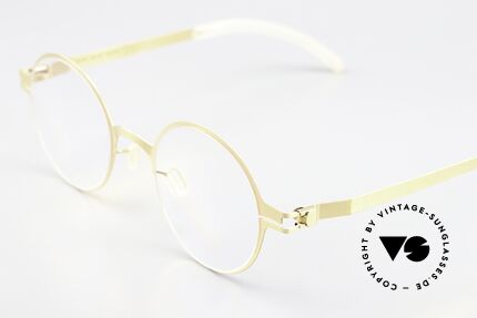 Mykita Pit Glasses Round Glossy Gold, well-known top quality (handmade in Germany, Berlin), Made for Men and Women