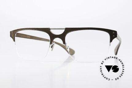 Lucas de Stael Minotaure Thin 15 Leather Covered Nylor Frame Details