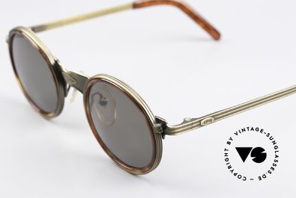 Jean Paul Gaultier 56-3272 Ultra Rare Round 90's Shades, a genuine vintage Gaultier rarity with 'St. Tropez flair', Made for Men and Women