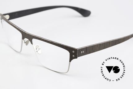 Lucas de Stael Nemus 15 Smoked Oak Black Cow Leather, Nemus Collection made with extra adjustable nosepads, Made for Men
