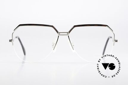 Cazal 732 Aviator Designer Frame 1987, semi rimless aviator glasses for men from 1987, Made for Men