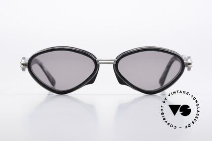 Jean Paul Gaultier 56-0015 Steampunk 90's Sunglasses, striking frame construction "steampunk style", Made for Men and Women