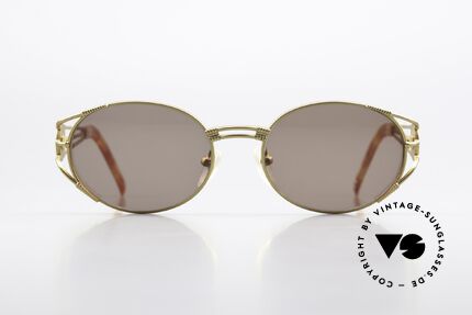 Jean Paul Gaultier 58-5106 Steampunk Shades 1997, rare sunglasses from 1997 with matt gold finish, Made for Men and Women