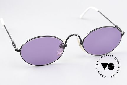 Jean Paul Gaultier 55-0175 Vintage Shades Purple Black, unused (like all our Jean P. Gaultier sunglasses), Made for Men and Women