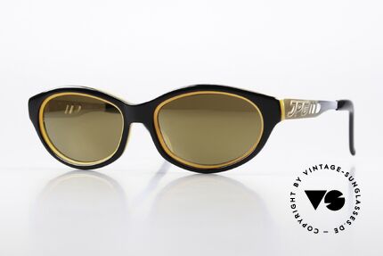 Jean Paul Gaultier 58-7204 Gold Mirrored Shades 1999 Details