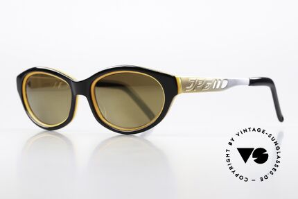 Jean Paul Gaultier 58-7204 Gold Mirrored Shades 1999, very interesting frame in top quality (made in Japan), Made for Men and Women