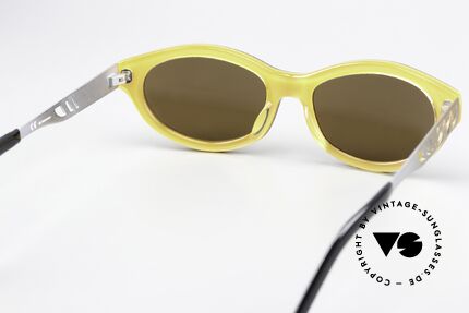 Jean Paul Gaultier 58-7204 Gold Mirrored Shades 1999, gold mirrored sun lenses (for 100% UV protection), Made for Men and Women