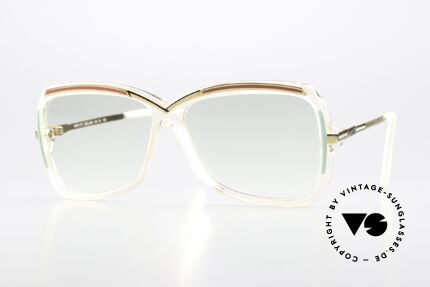 Cazal 177 Ladies Designer Frame 1987 Details