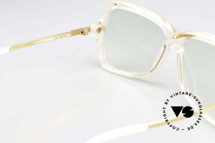 Cazal 177 Ladies Designer Frame 1987, light green tinted sun lenses; also wearable at night, Made for Women