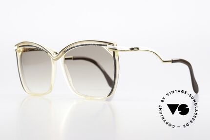 Cazal 157 Great Old 80s Ladies Glasses, a glamorous, 45 years old, ORIGINAL by Cazal, Made for Women