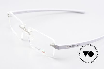 Tag Heuer 3941 Reflex Sporty Rimless Eyewear, unworn rarity (new old stock), made in FRANCE, Made for Men
