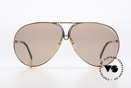 Porsche 5621 XL 1980's Aviator Shades, the 80's legend with the ingenious change mechanism, Made for Men