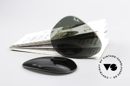 Ray Ban Aviator 62mm Lenses B&L USA Mineral Lens G15, G15 tint (gray/green) + the legendary B&L etching, Made for Men and Women