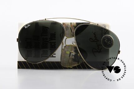Ray Ban Aviator 62mm Clip-On 62mm Clip On With G15 Lens, fit all Outdoorsman II, Large Metal II, Shooter II, Made for Men and Women