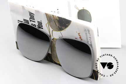 Ray Ban Wayfarer I Lenses B&L USA Silver Mirrored Details