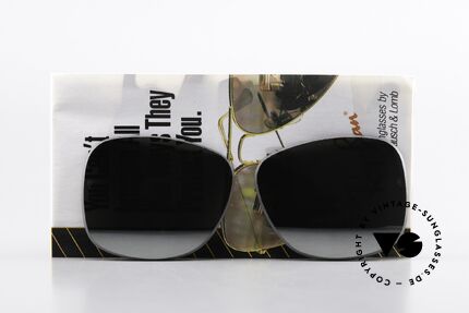Ray Ban Wayfarer I Lenses B&L USA Silver Mirrored, heat-treated (impact-resistant & scratch-resistant), Made for Men and Women